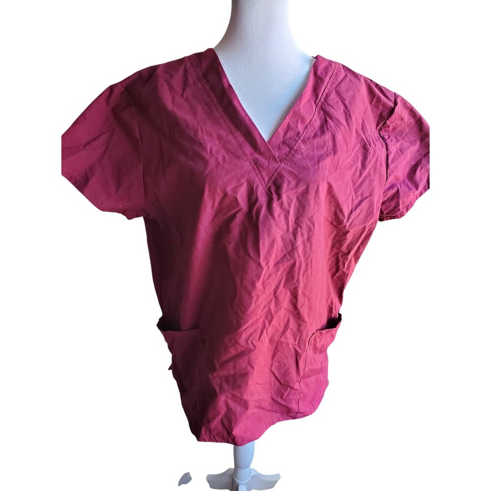 Woman's Burgundy Scrub - Size L - 20 W x 26 L